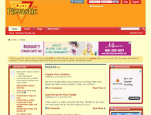 Tablet Screenshot of pizzastic.com